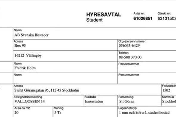 Fin 1:a med loft vid Fridhemsplan